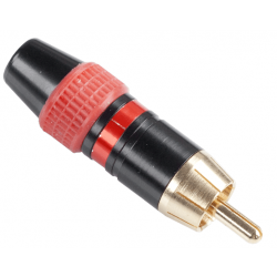 Wtyk RCA metalowy HD-290