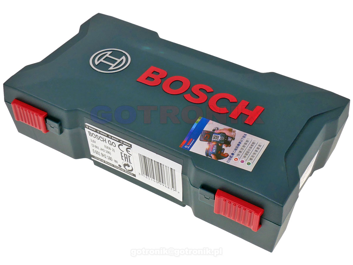 wkrętak elektryczny Bosch Go 2, śrubokręt elektryczny, wkrętarka, wkrętak akumulatorowy