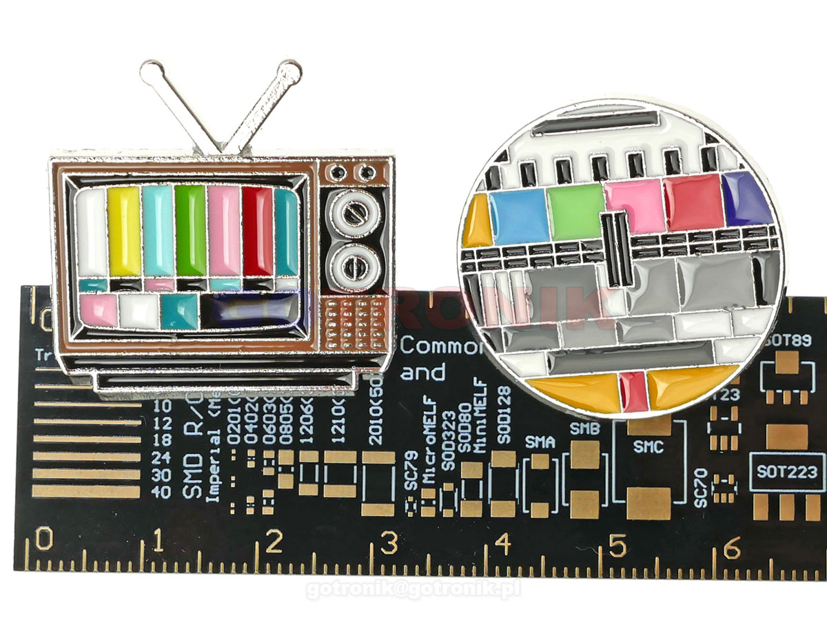 broszka, przypinka, zawieszka, toolbar, photoshop, odznaka zawieszka elektronika, broszka ozdobna, prezent dla elektronika