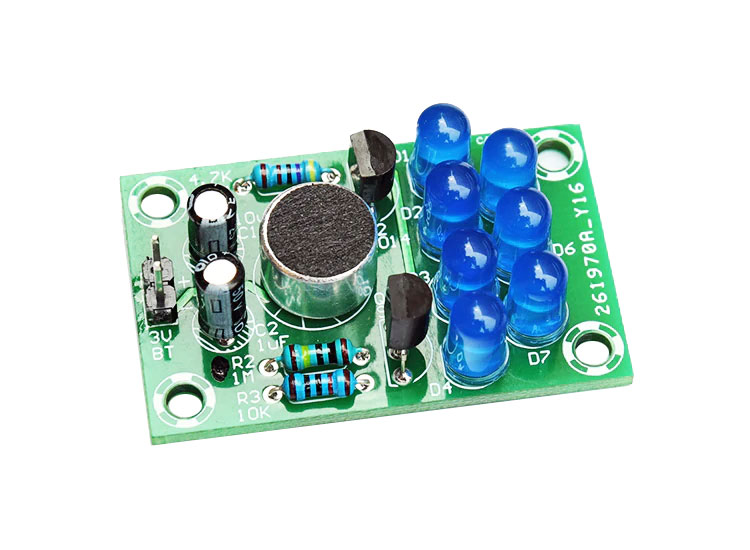 Wskaźnik LED z mikrofonem zestaw do samodzielnego montażu KIT/DIY BTE-983 BTE983