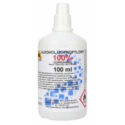 Alkohol izopropylowy 100% z zakraplaczem 100 ml