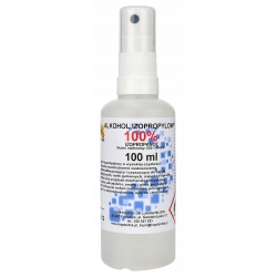 Alkohol izopropylowy 100% z atomizerem 100 ml