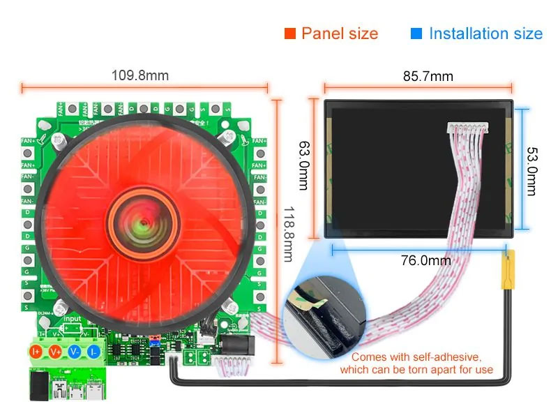 DL24M elektroniczne obciążenie, sztuczne obciążenie prądowe, tester baterii, aktywny tester akumulatorów, sztuczne obciążenie o regulowanym prądzie,