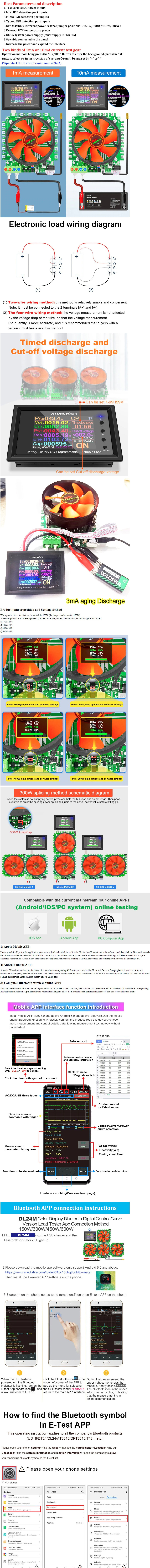 DL24M elektroniczne obciążenie, sztuczne obciążenie prądowe, tester baterii, aktywny tester akumulatorów, sztuczne obciążenie o regulowanym prądzie,