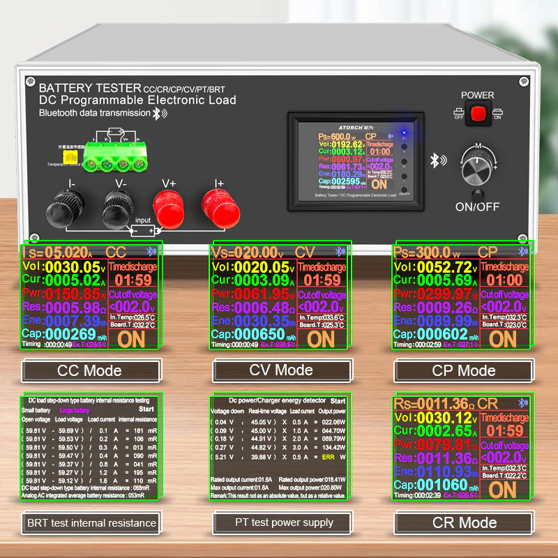 DLB-450W elektroniczne obciążenie 200V 35A Bluetooth