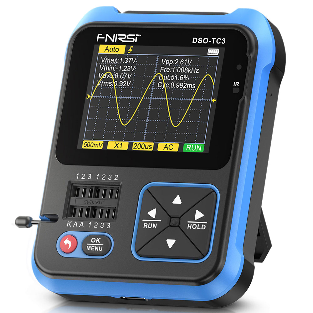 Fnirsi DSO-TC3 tester LCR + oscyloskop cyfrowy + generator