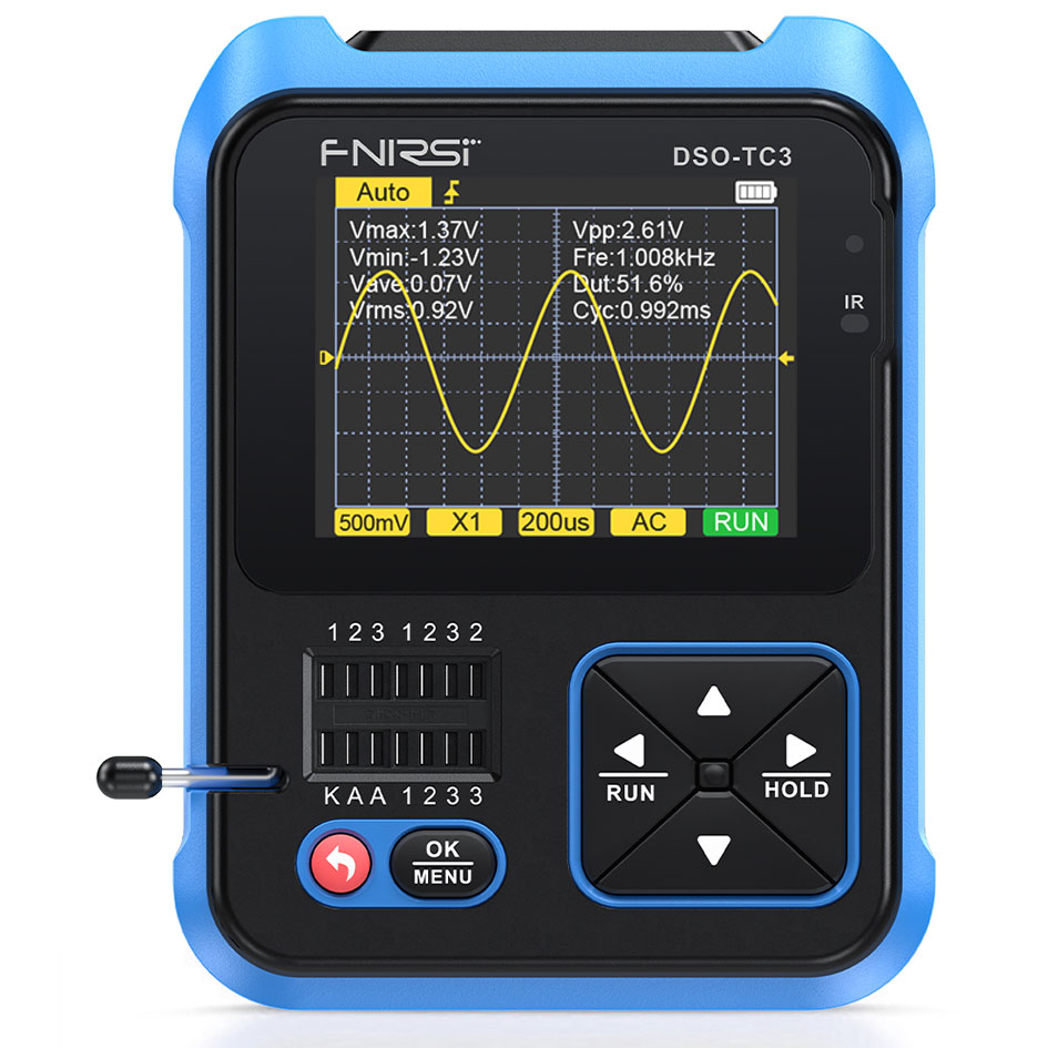 Fnirsi DSO-TC3 tester LCR + oscyloskop cyfrowy + generator