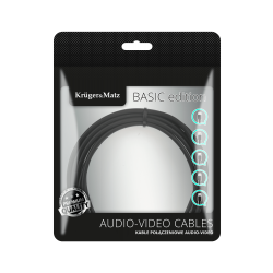 Kabel jack 3.5 wtyk stereo Kruger&Matz Basic