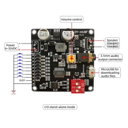 Moduł odtwarzacza dźwięków DY-HV8F