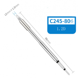 C245-806 grot do lutownic  z kolbą T245 płaski dłuto 1.2D