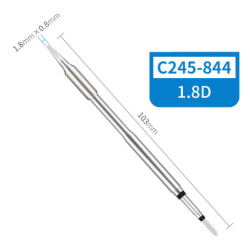 C245-844 grot do lutownic  z kolbą T245 płaski dłuto 1.8D