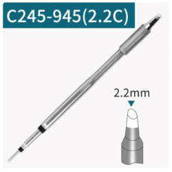 C245-945 grot do lutownic  z kolbą T245 ścięty stożek 2.2C