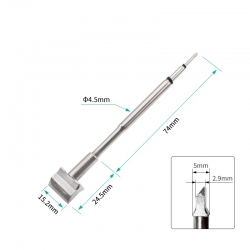 C245-T15 grot do lutownic z kolbą T245 szpatułka 15,2mm