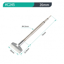 C245-T26 grot do lutownic z kolbą T245 szpatułka 26mm