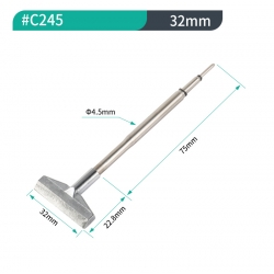 C245-T32 grot do lutownic z kolbą T245 szpatułka 32mm