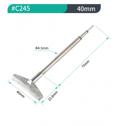 C245-T40 grot do lutownic z kolbą T245 szpatułka 40mm