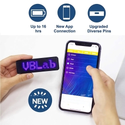 Programowalny wyświetlacz LED sterowany przez Bluetooth niebieski