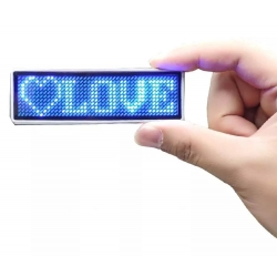 Programowalny wyświetlacz LED sterowany przez Bluetooth niebieski