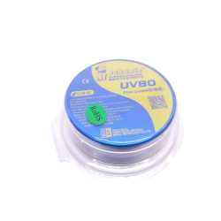 UV80 bezhalogenowa pasta lutownicza topnik flux Mechanic 60g