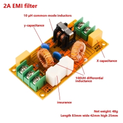 Filtr sieciowy przeciwzakłóceniowy EMI 2A