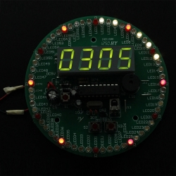 Zegarek elektroniczny z budzikiem KIT DIY