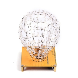 Świecąca kolorowa kula LED z pilotem KIT DIY