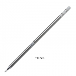 T12-SKU grot do lutownic z kolbą T12 ścięty
