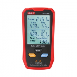 UT673PV miernik parametrów paneli fotowoltaicznych PV napięcie prąd moc Uni-T