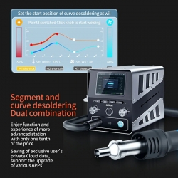 Inteligenta stacja lutownicza hot-air 1400W AX-H314 Aixun