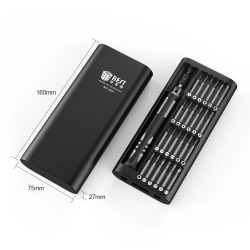 BST-8931 zestaw 25 bitów precyzyjnych + śrubokręt z regulacją długości w metalowym etui
