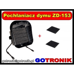 ZD153 pochłaniacz dymu i oparów + 2 zapasowe filtry