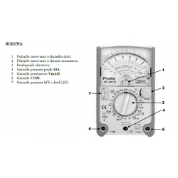 MT-2017N analogowy miernik uniwersalny Pro'sKit