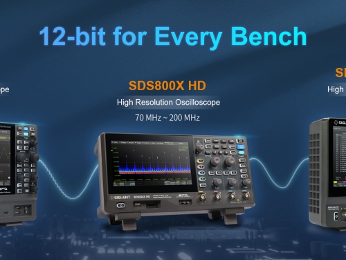 Siglent 12-bitowe oscyloskopy Siglent Seria SDS800X HD | SDS1000X DH | SDS3000X HD