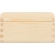 Szkatułka pudełko drewniane organizer z 2 przegródkami skrzynka 150x95x80mm