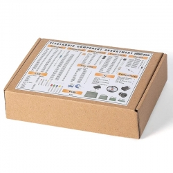 Mega zestaw elementów elektronicznych kondensatory, rezystory, diody, tranzystory, PCB