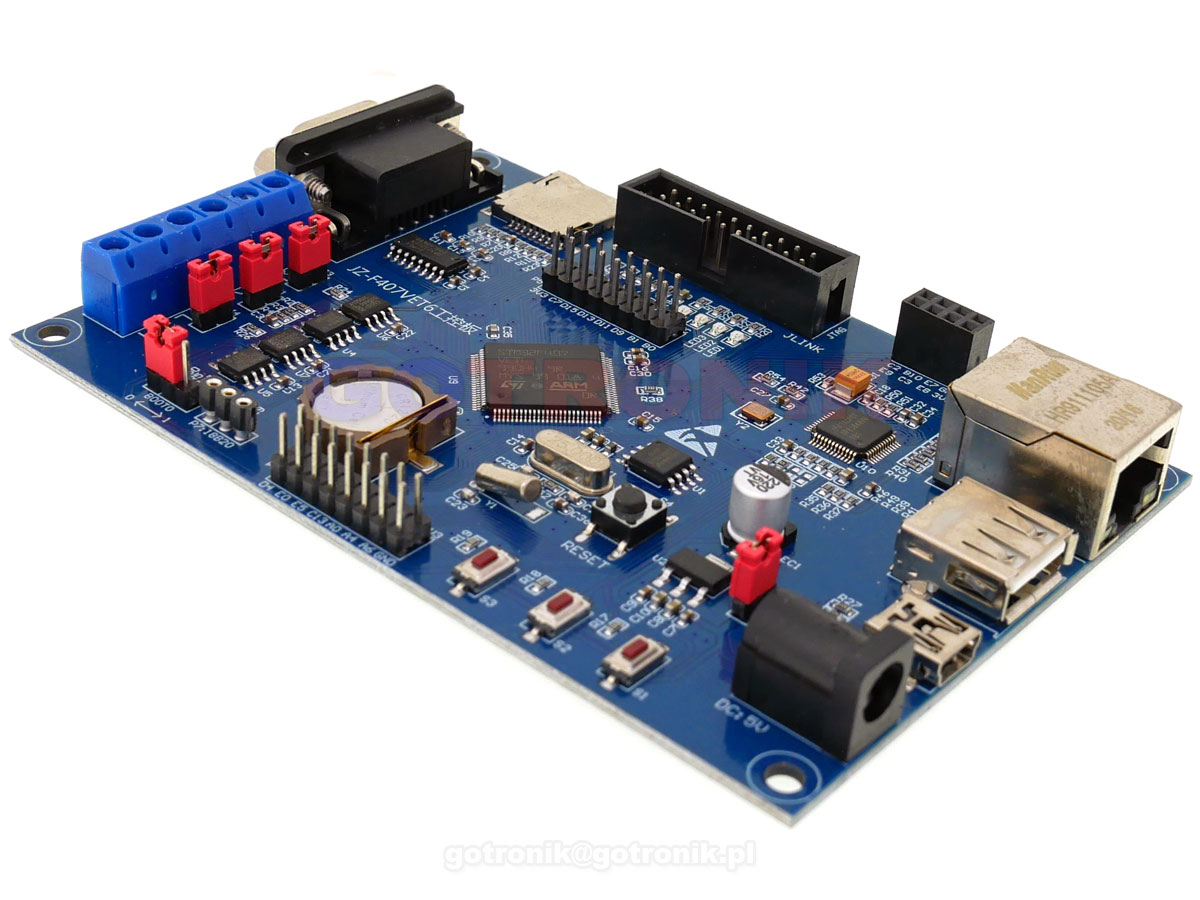 Płytka rozwojowa sterownika przemysłowego STM32F407VET6 ELEK-196 ELEK196