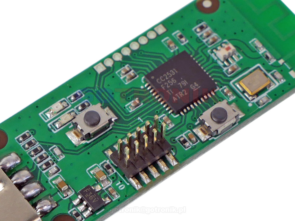 Zigbee CC2531 analizator protokołów modułu bluetooth, Sniffer, BTool ELEK-219 ELEK219