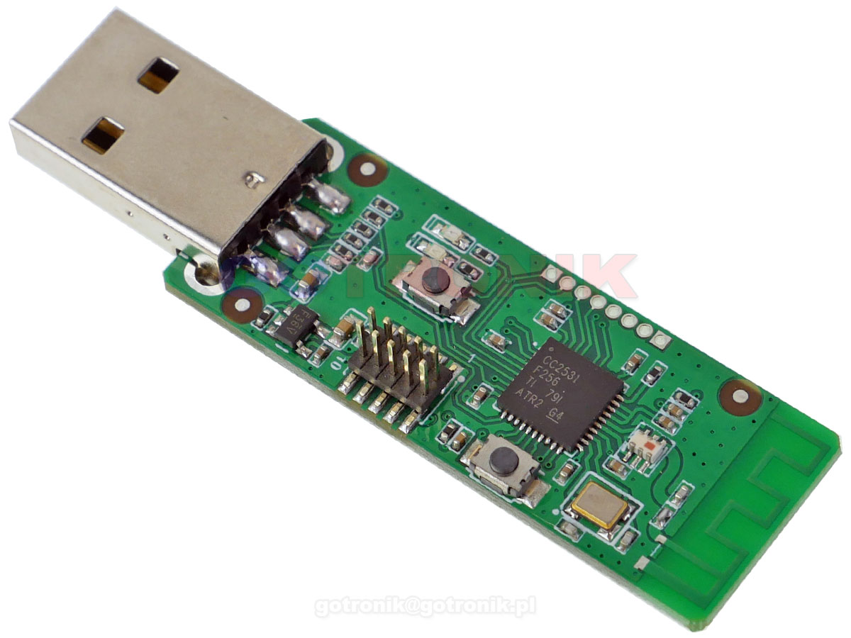 Zigbee CC2531 analizator protokołów modułu bluetooth, Sniffer, BTool ELEK-219 ELEK219