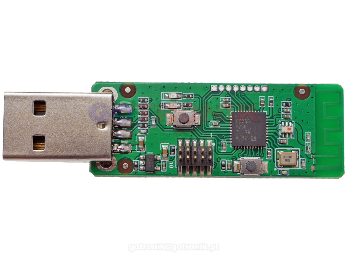 Zigbee CC2531 analizator protokołów modułu bluetooth, Sniffer, BTool ELEK-219 ELEK219