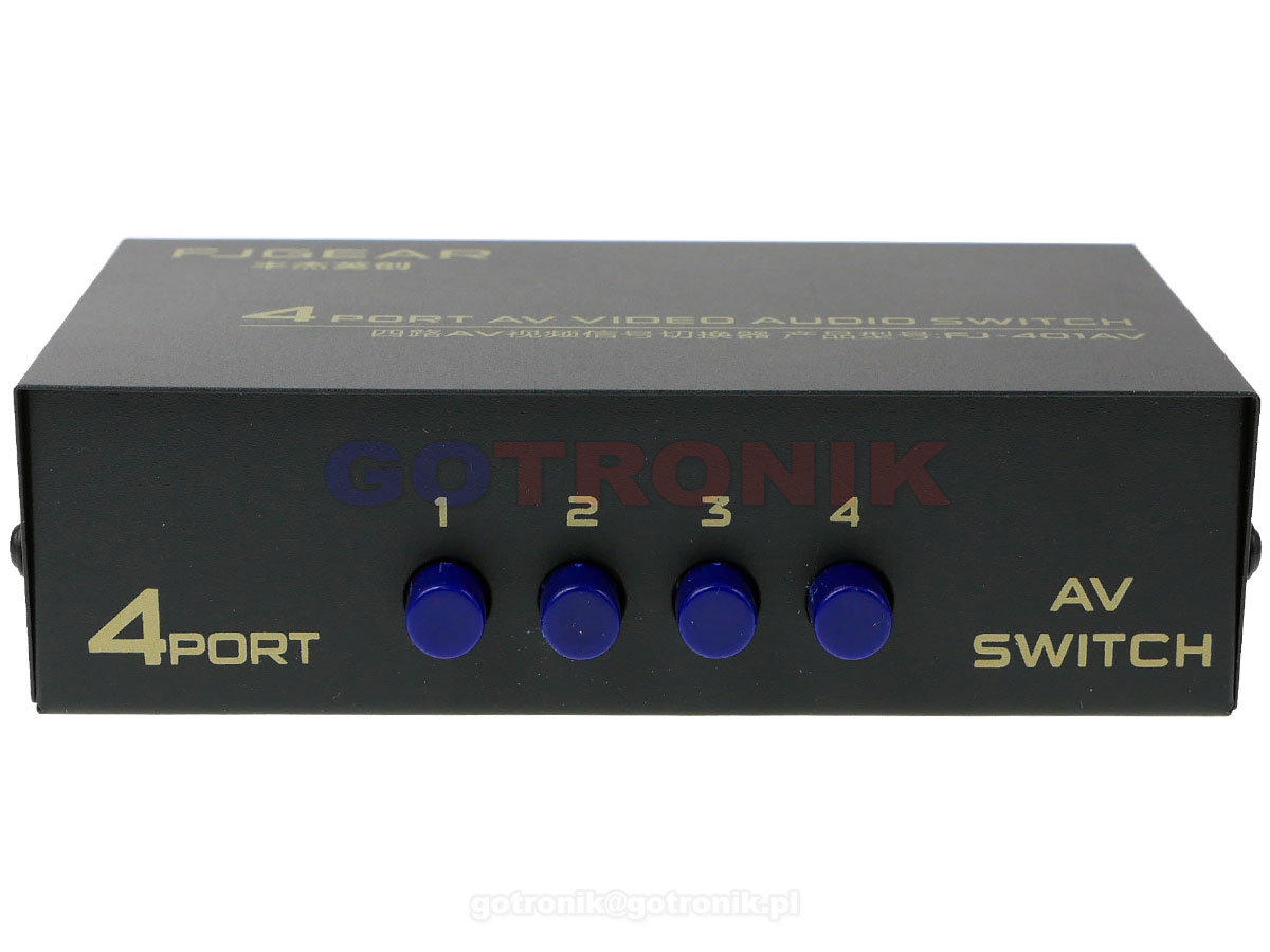 przełącznik FJ-401AV switch audio i video