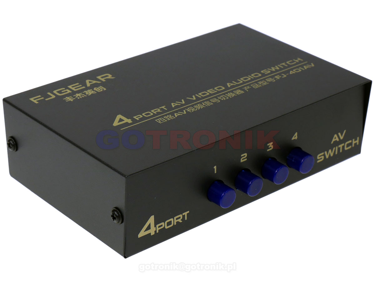przełącznik FJ-401AV switch audio i video