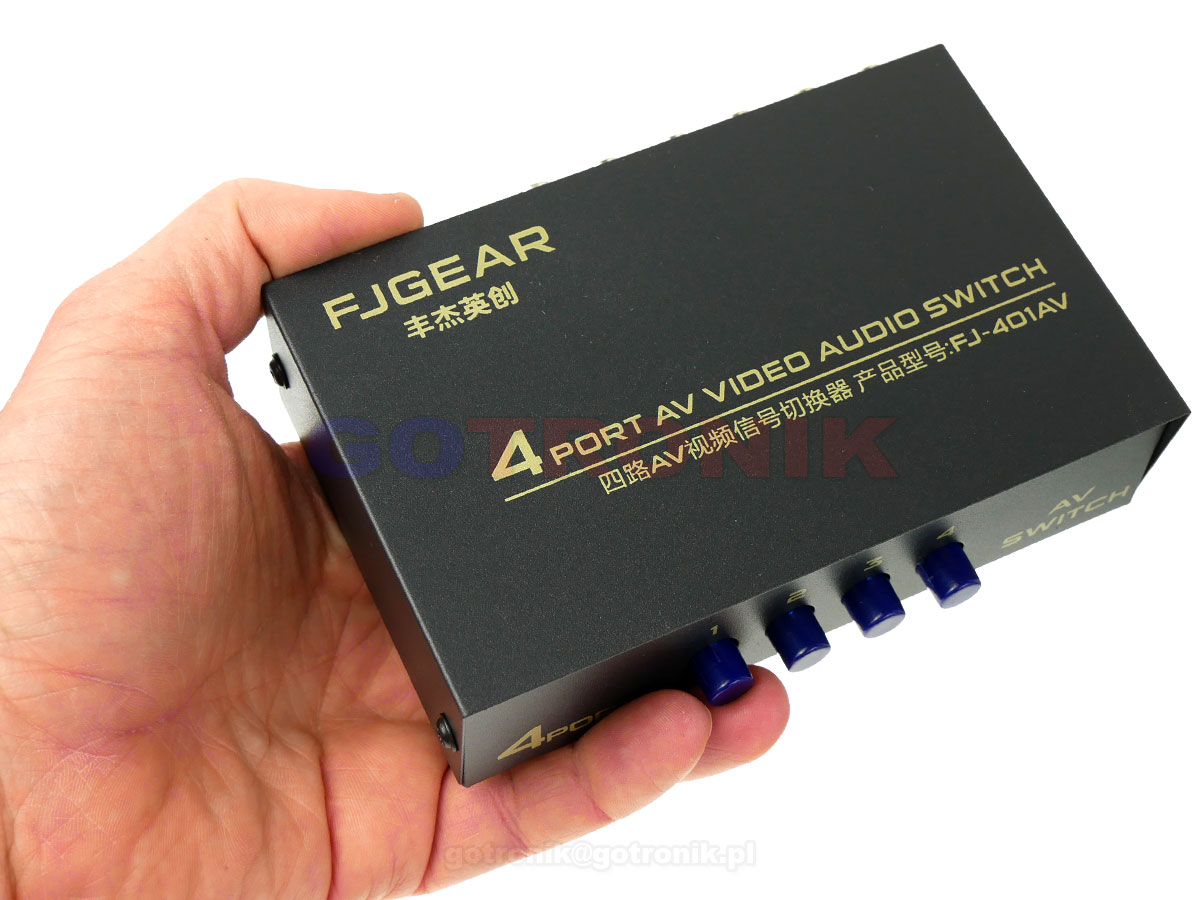 przełącznik FJ-401AV switch audio i video