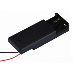 Koszyk na baterie z wyłącznikiem 2x AA R6 1.5V