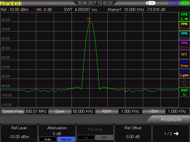 HSA2030A analizator widma 9kHz do 3,2GHz Hantek