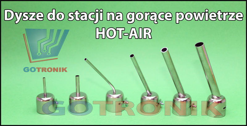 Dysze do stacji na gorące powietrze HOT-AIR