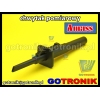 Chwytak pomiarowy haczyk | czarny