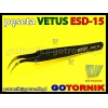 Pęseta ESD-15 VETUS pincenta antymagnetyczna