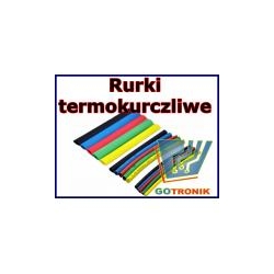 Rurki termokurczliwe 10mm 1m 1szt czarne