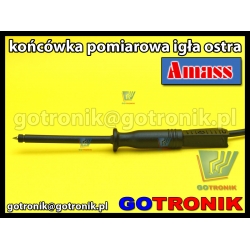 Końcówka pomiarowa ostra igła | czarna