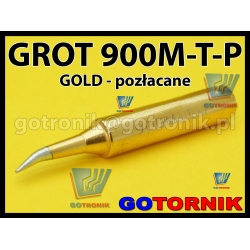 Grot 900M-T-P GOLD do stacji lutowniczych produkcji Zhaoxin/ Aoyue / PT / WEP / Yihua /